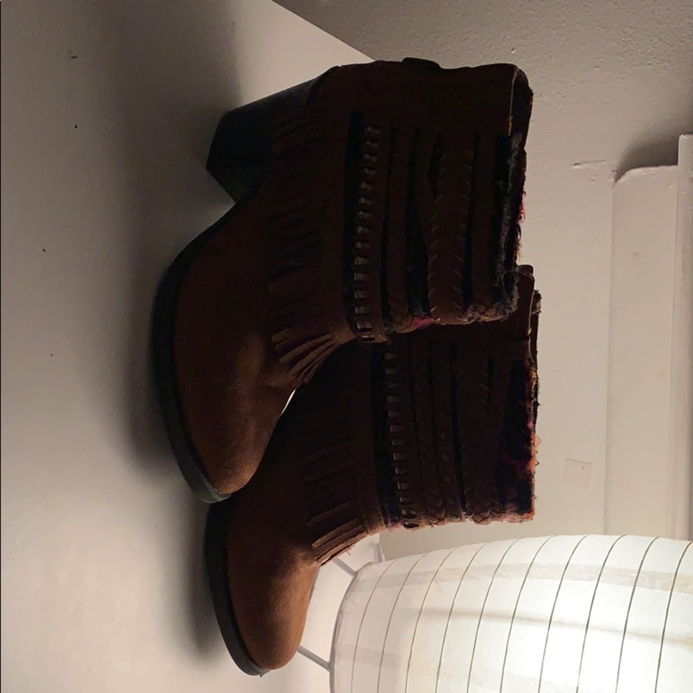 wedge booties